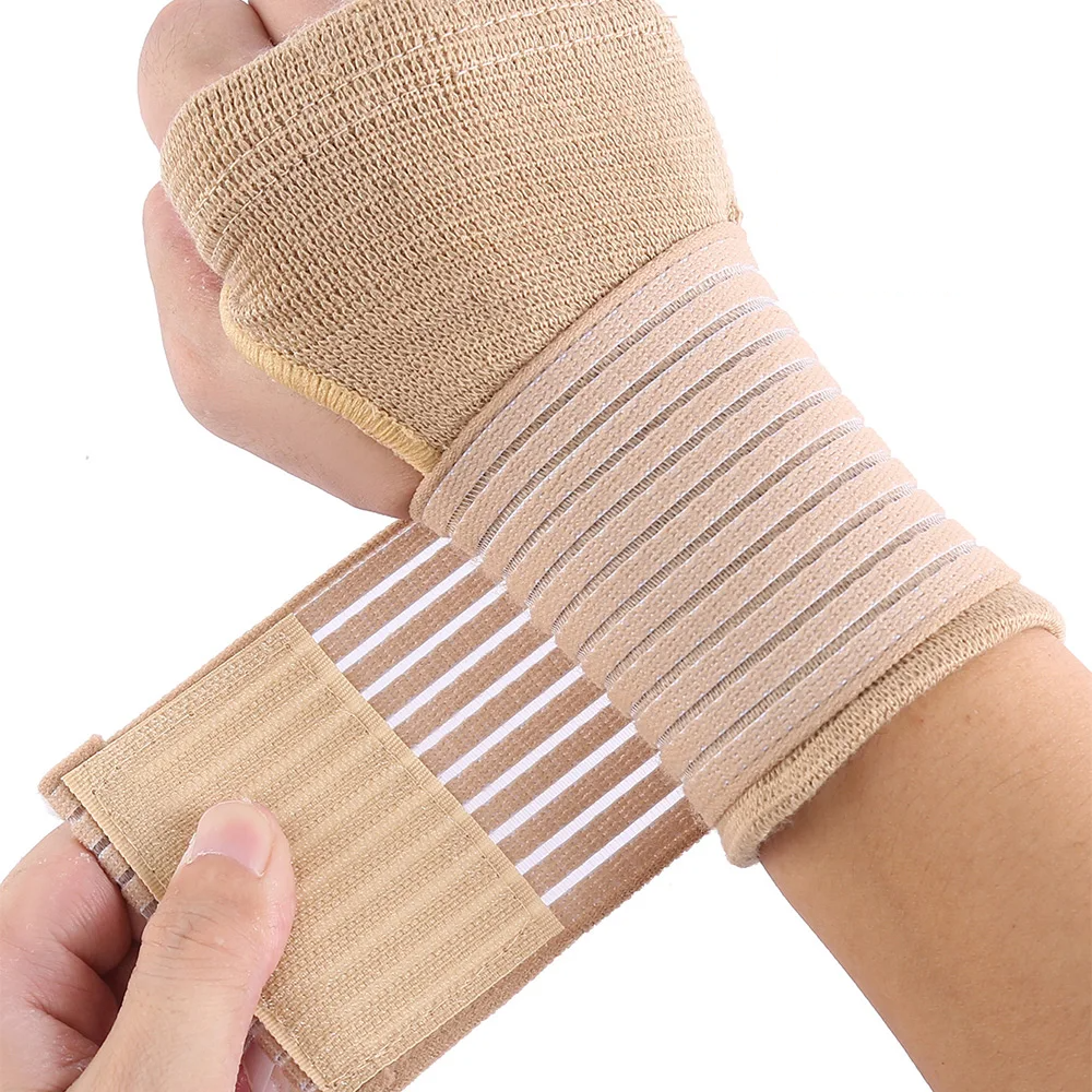 Bandage tendinite main beige