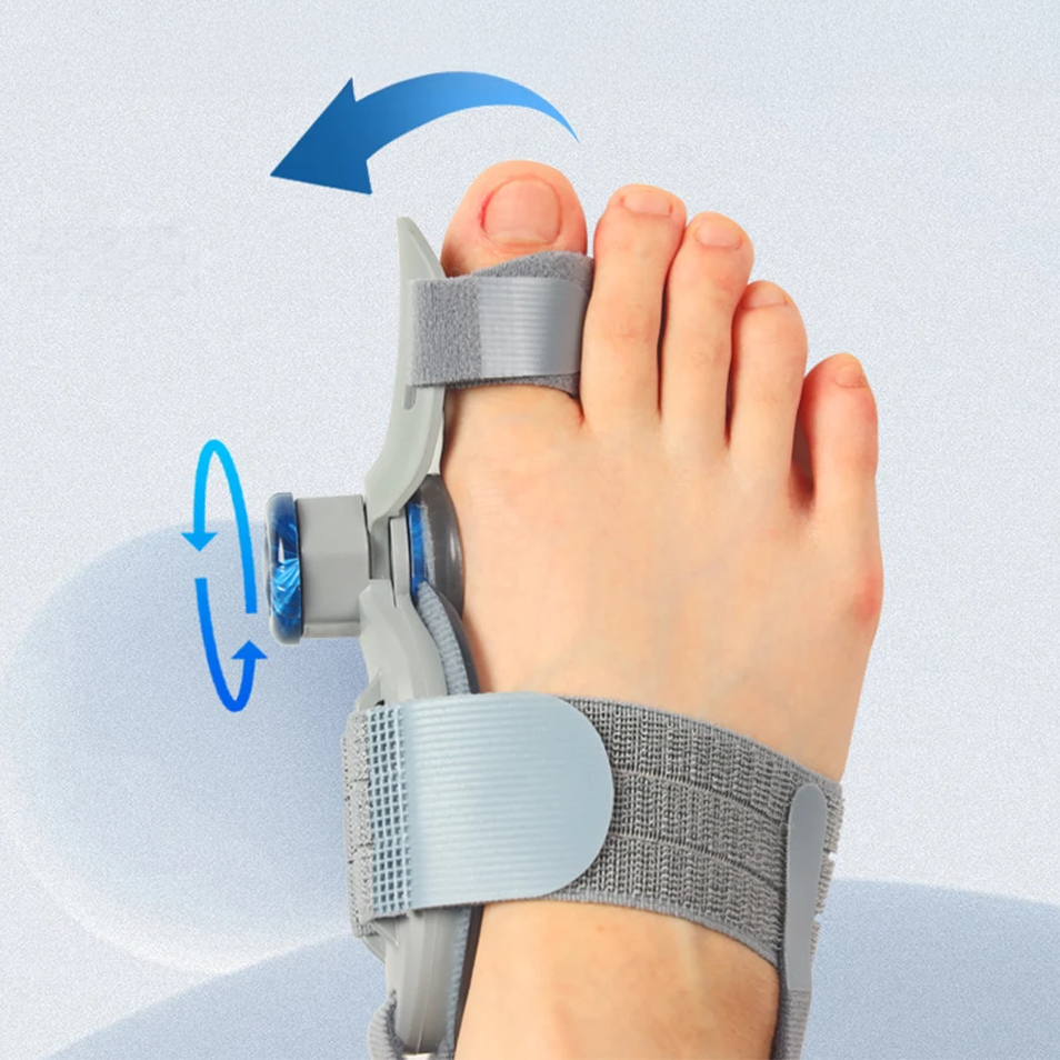 Attelle corrective hallux valgus avec molette de réglage