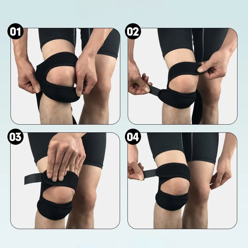 Attelle genou sport démonstration 