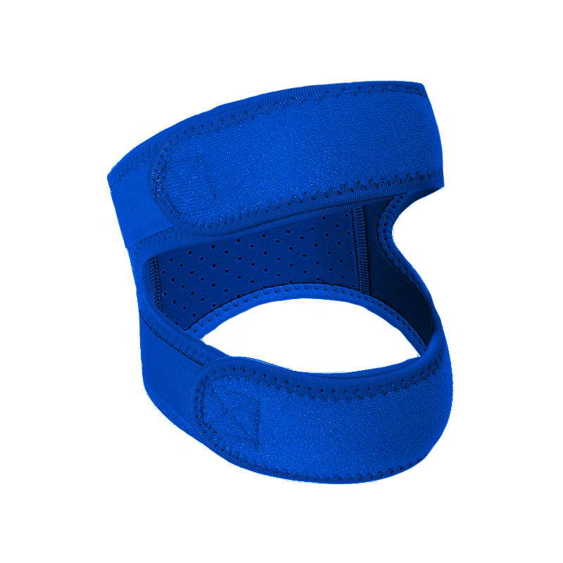 Attelle genou sport bleu