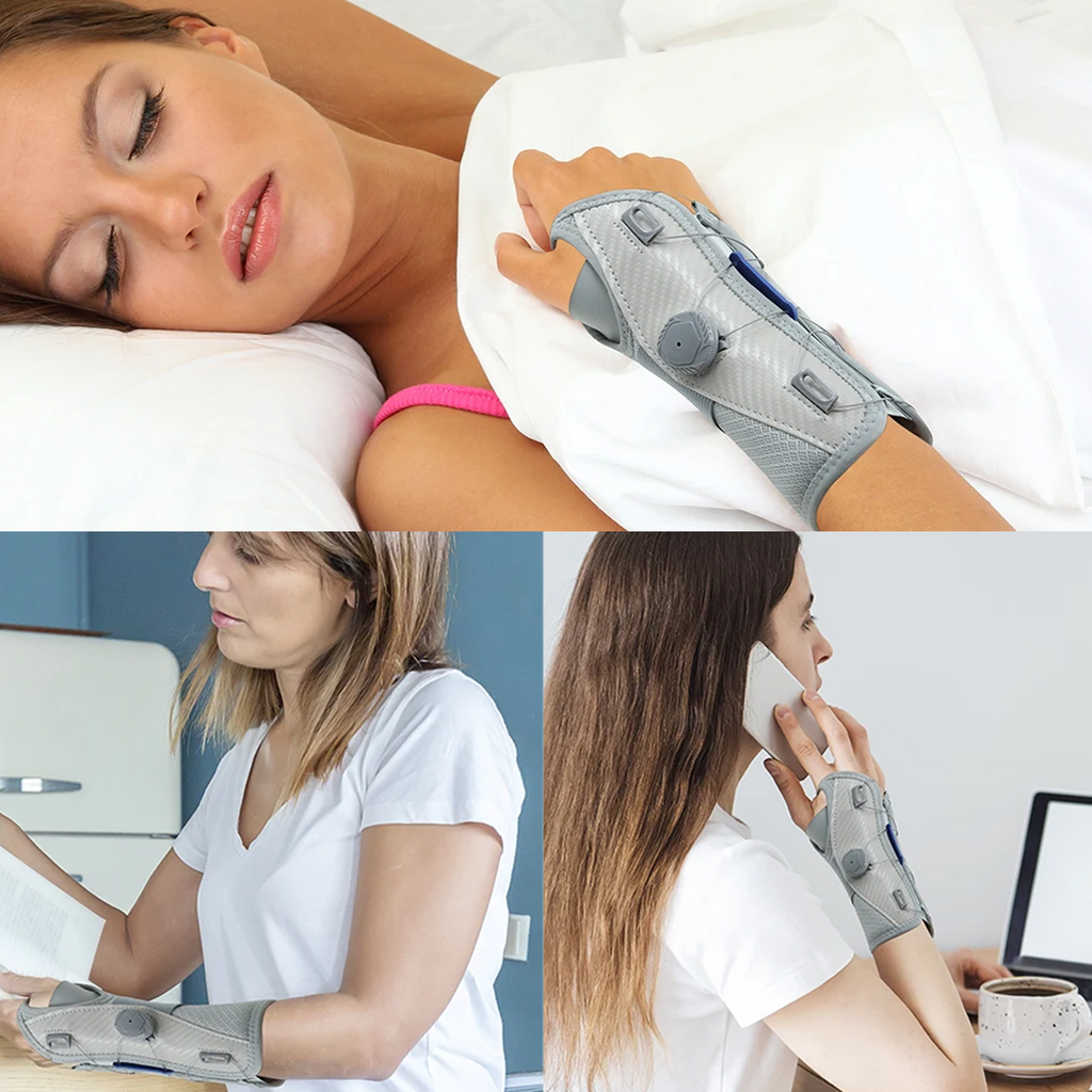 Attelle poignet canal carpien à réglage rapide