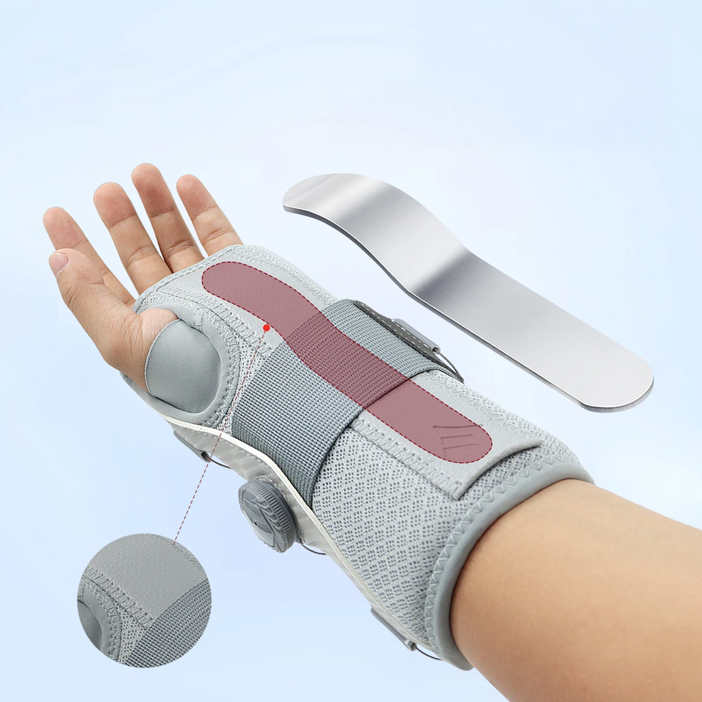 Attelle poignet canal carpien à réglage rapide