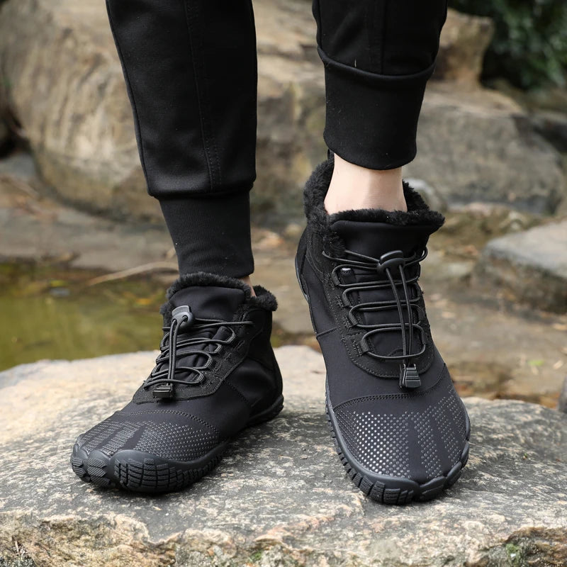 Chaussures barefoot montantes imperméables