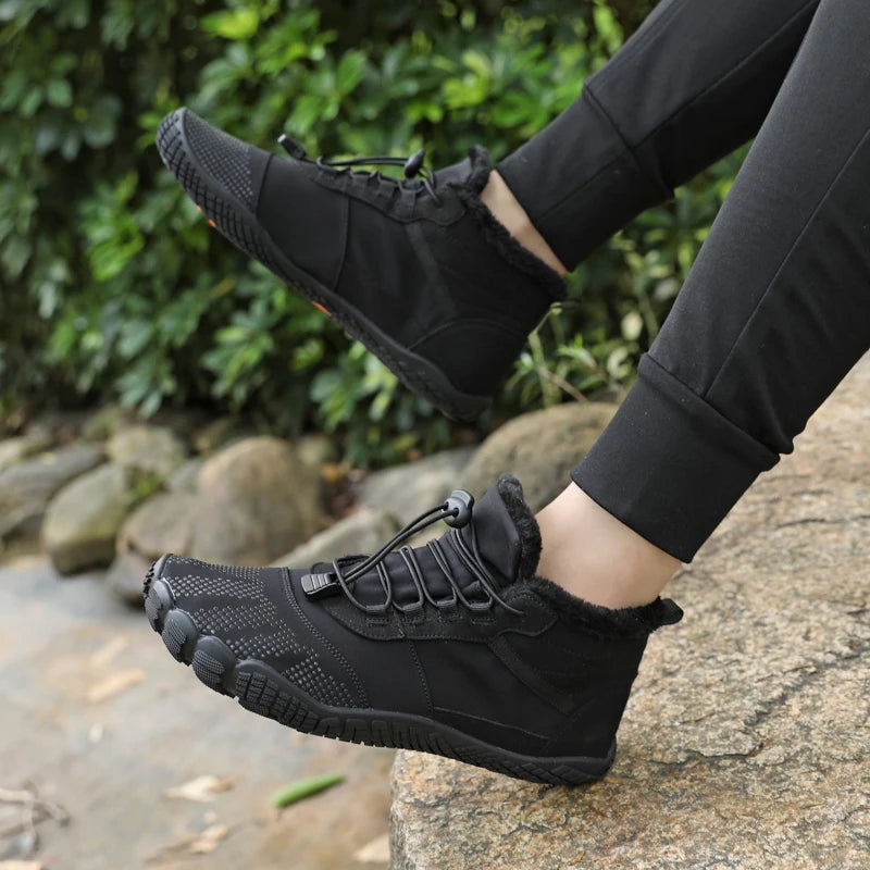 Chaussures barefoot montantes imperméables