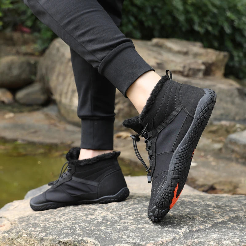 Chaussures barefoot montantes imperméables