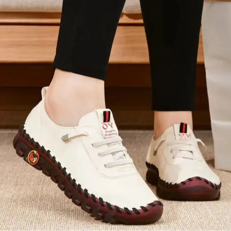 Chaussures orthopédiques femme à enfiler souples