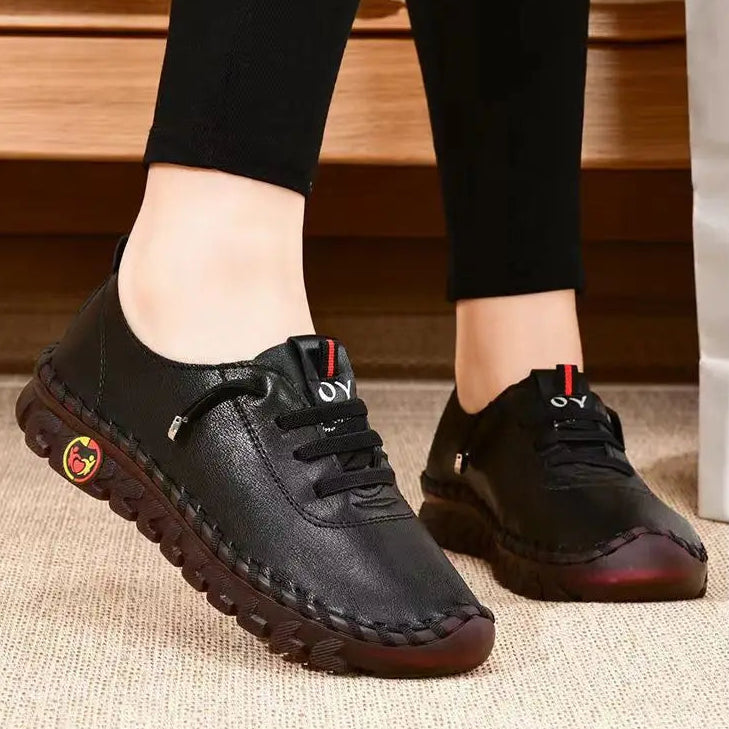 Chaussures orthopédiques femme à enfiler souples