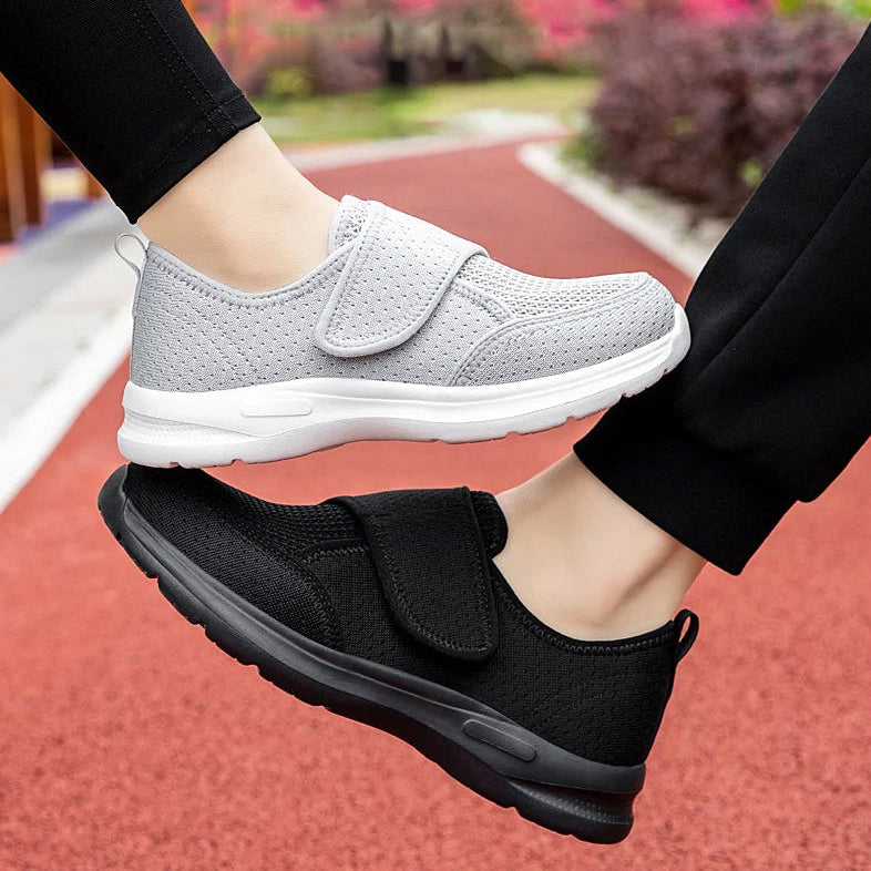 Chaussures orthopédiques unisexe à scratch pour pieds sensibles