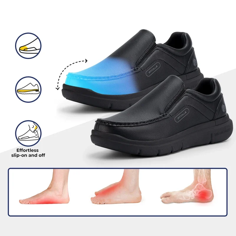 Chaussures orthopédiques avec soutien du talon