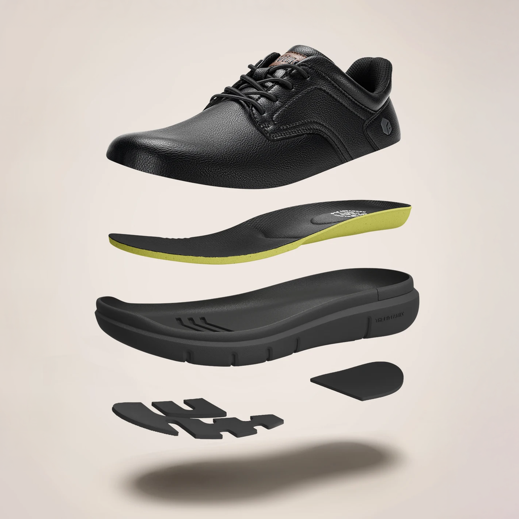 Chaussures orthopédiques avec soutien du talon