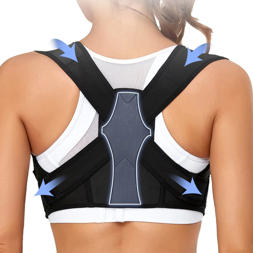 Ceinture Correctrice De Posture Pour Le Dos Et Les épaules - Réglable - Taille Unique