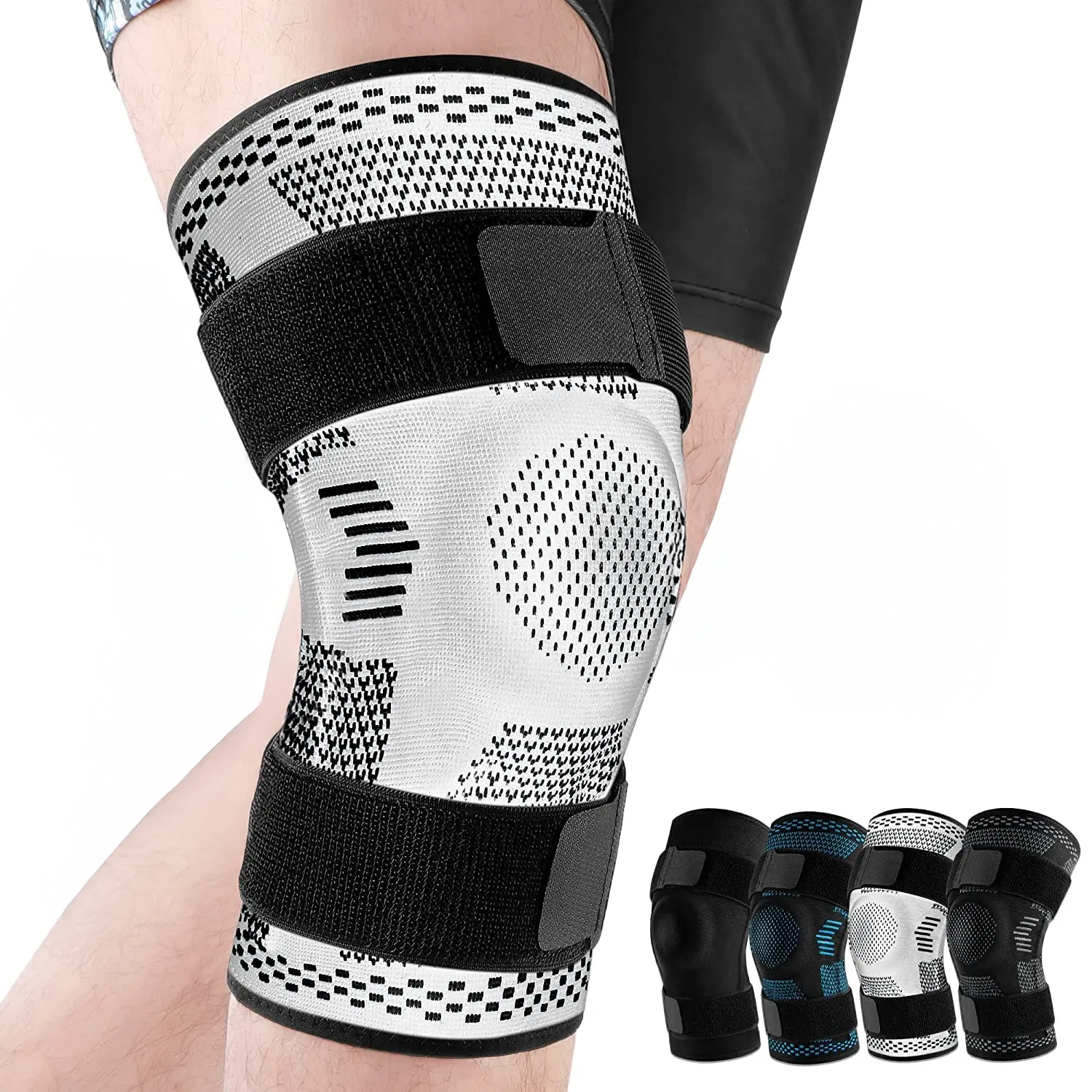 Yomaido 2 Pièces Genouillère Sport, Élastique Genouillere Arthrose avec Yomaido 2 Pièces Genouillère Sport, Élastique Genouillere Arthrose avec