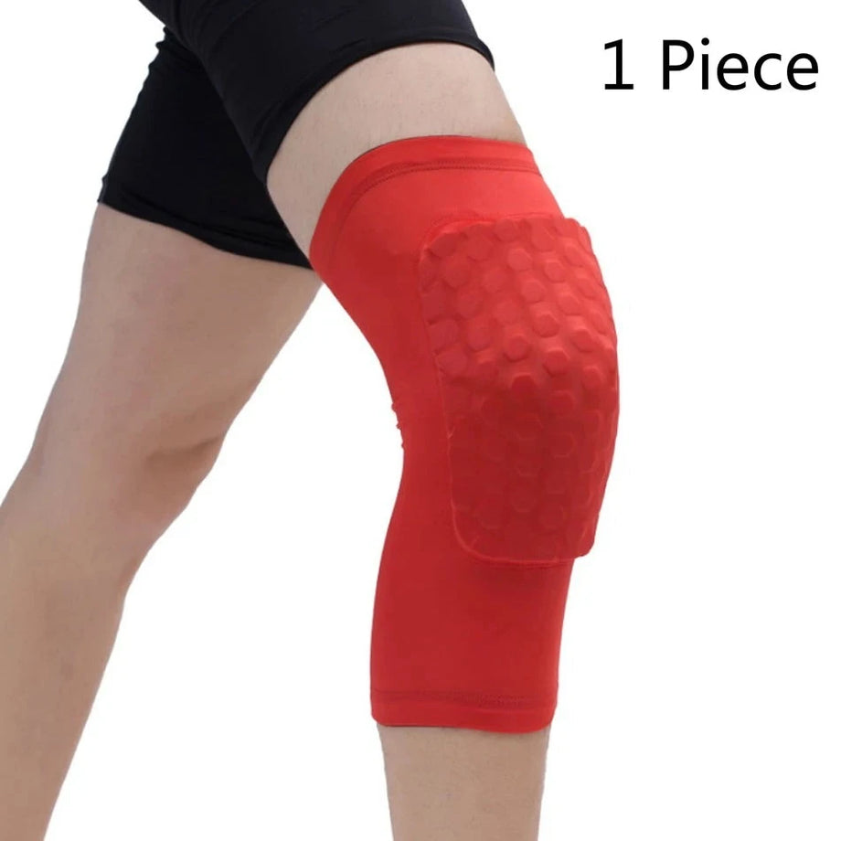 Genouillère Sport élastique Antidérapante – Taille XL (39-45 Cm) – Pour Course, Basket, Corde, Badminton – Respire Et Soutient