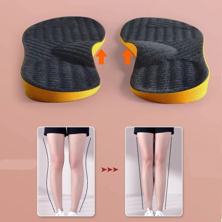 Semelles Orthopédiques QBK Pour Pieds Plats/hauts - Taille 46-48, Noir, Mousse EVA, Neuves